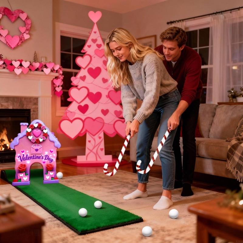 Party Games Golf - Set giochi golf Gingerbreads, feste, raduni,