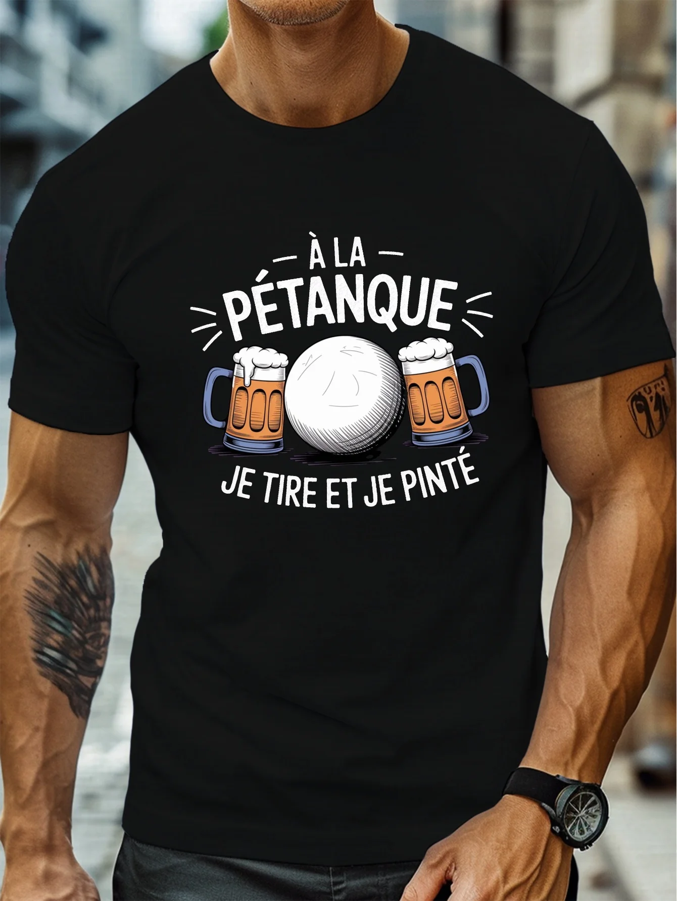 Party Games Quotes - T-shirt da uomo alla moda con