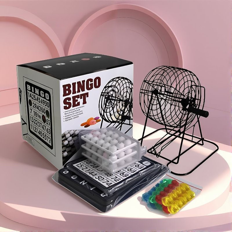 Party Games Large Groups - Set da gioco Bingo in acciaio,