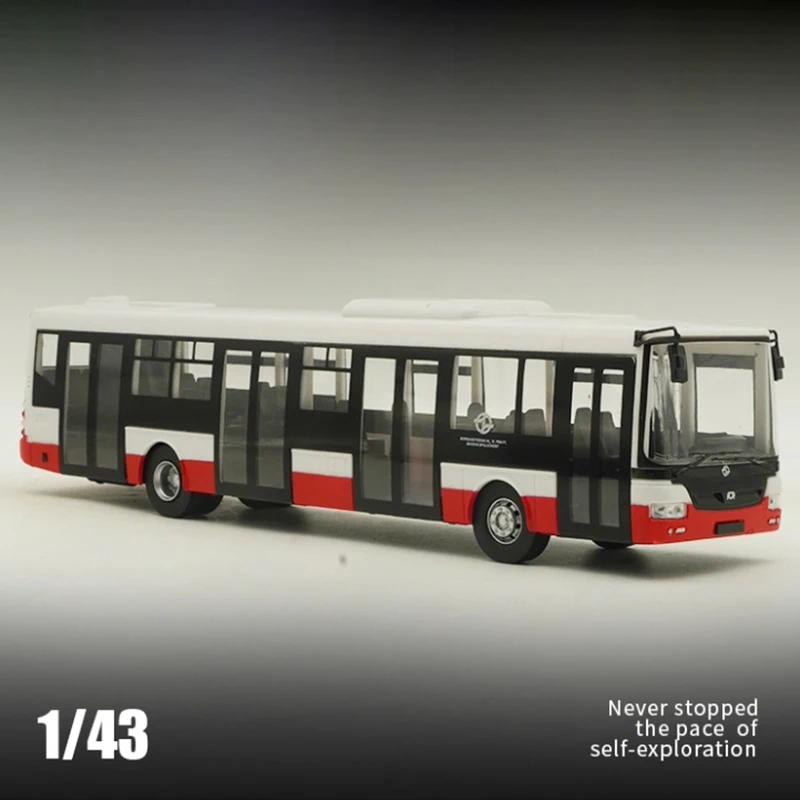Party Games Bus - Modellino di Autobus in Plastica Retro