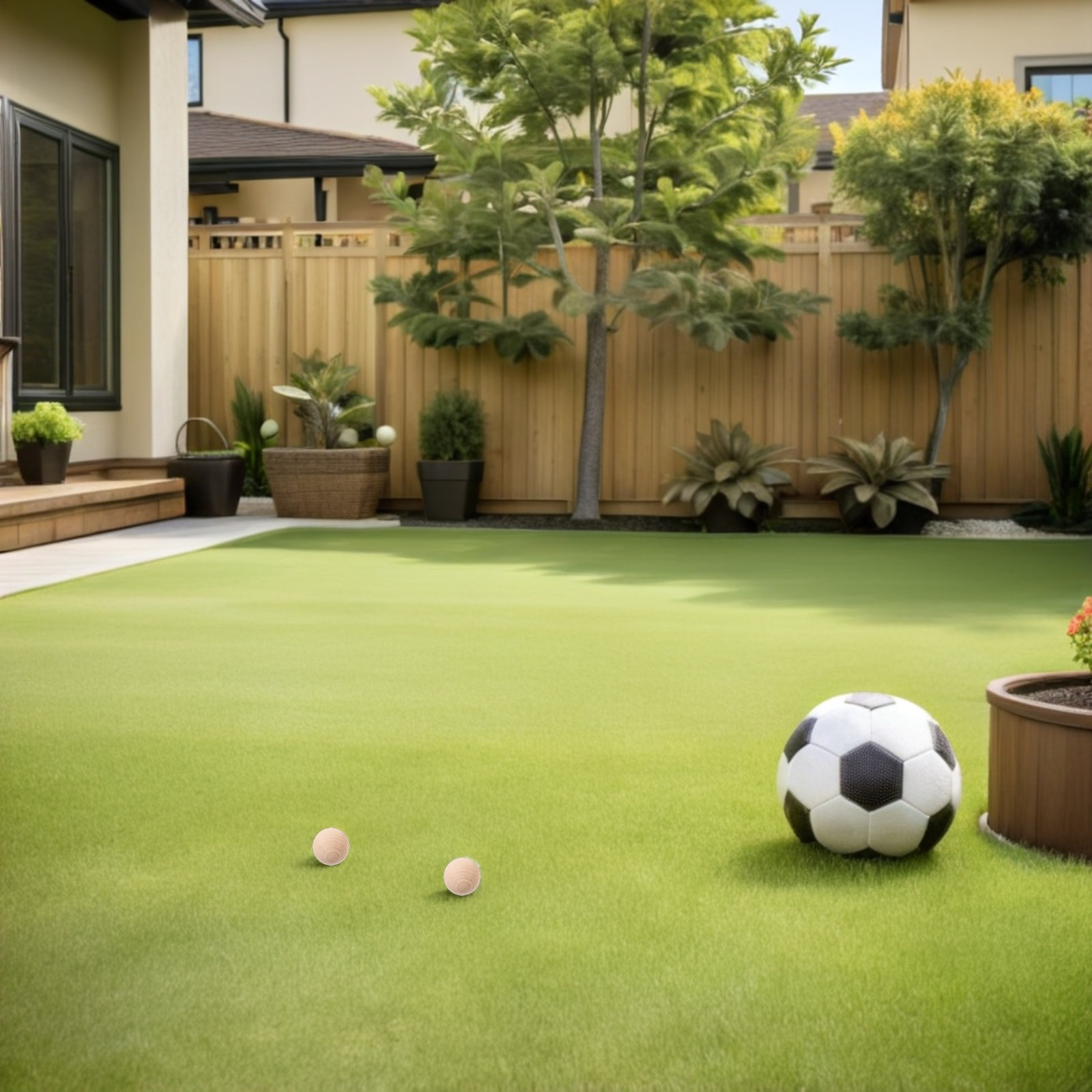 Croquet Set Lawn - Set di 4 palline da croquet