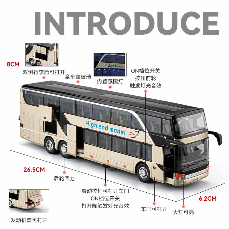 Modello di auto in lega di aut - Party Games Bus recensione e prezzo