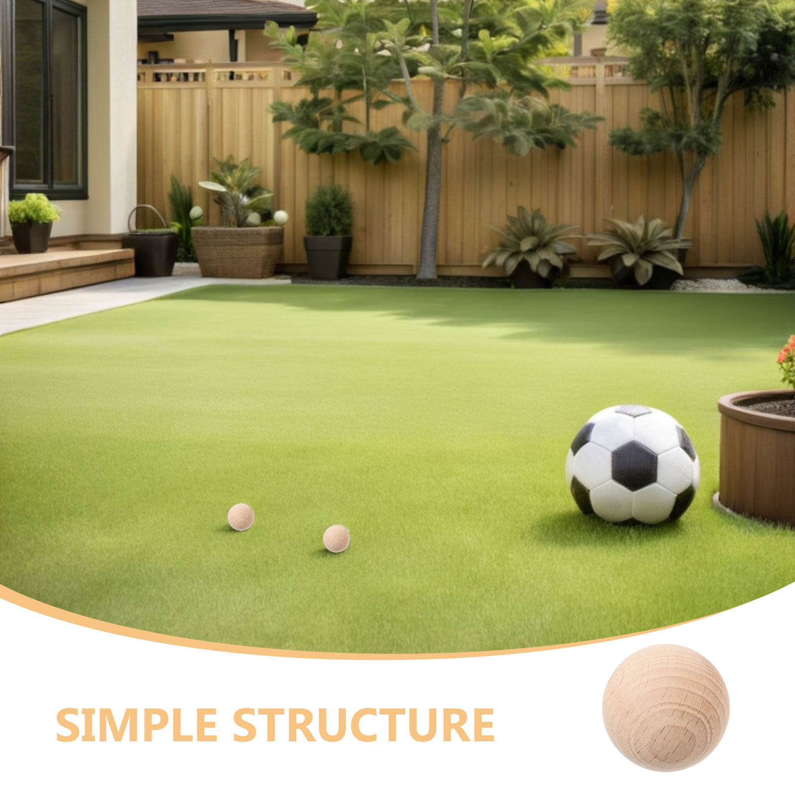 Set di 4 palline da croquet in - Croquet Set Lawn recensione e prezzo